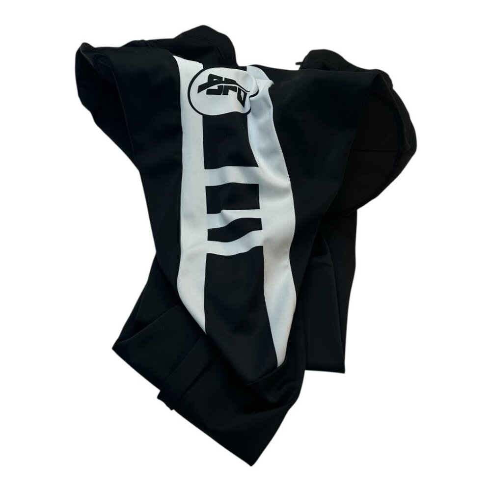 SPONEED Padded Cycling Tights/Leggings Black White Zip Ankles Size XL (CN XXL - Picture 7 of 9